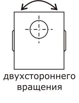 Двухстороннего вращения